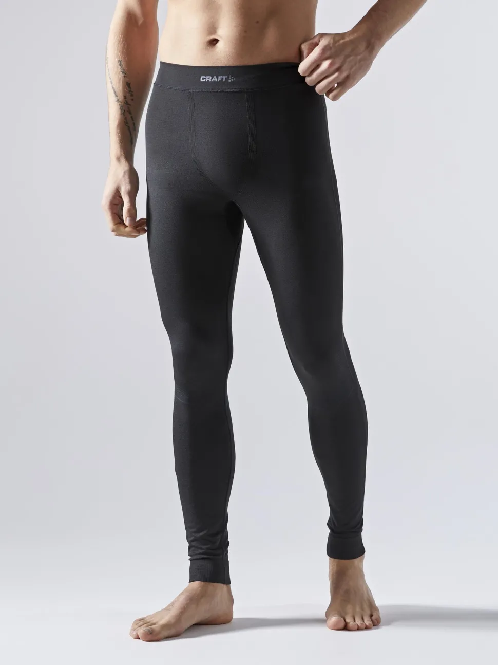 MEN'S ACTIVE INTENSITY BASELAYER PANTS - BLACK/ASPHALT