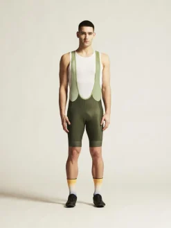 MEN'S ADV ENDUR CYCLING BIB SHORTS - JUNIPER/FOREST GREEN
