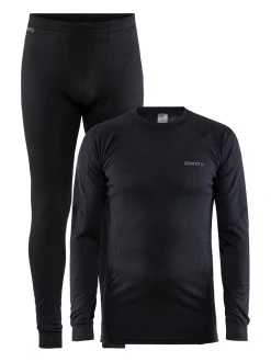 MEN'S CORE DRY BASELAYER SET - Black