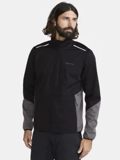 MENS CORE XC SKI TRAINING JACKET - Black/Granite