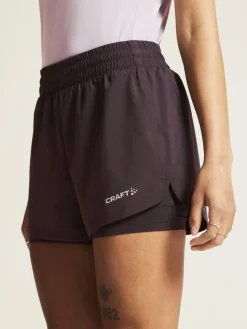 Women's ADV Essence 2-in-1 Shorts 2 - DK PLUM