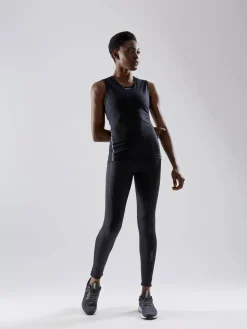 WOMEN'S COOL MESH SUPERLIGHT SLEEVELESS - Black