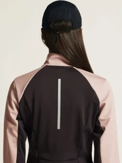 WOMENS CORE XC SKI TRAINING JACKET - DK PLUM/CHARM