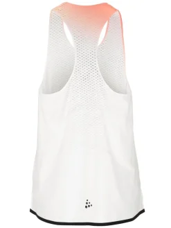 Women's Race Day Singlet - WHITE/MULTI